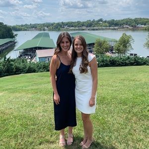 Womens white lulus dress